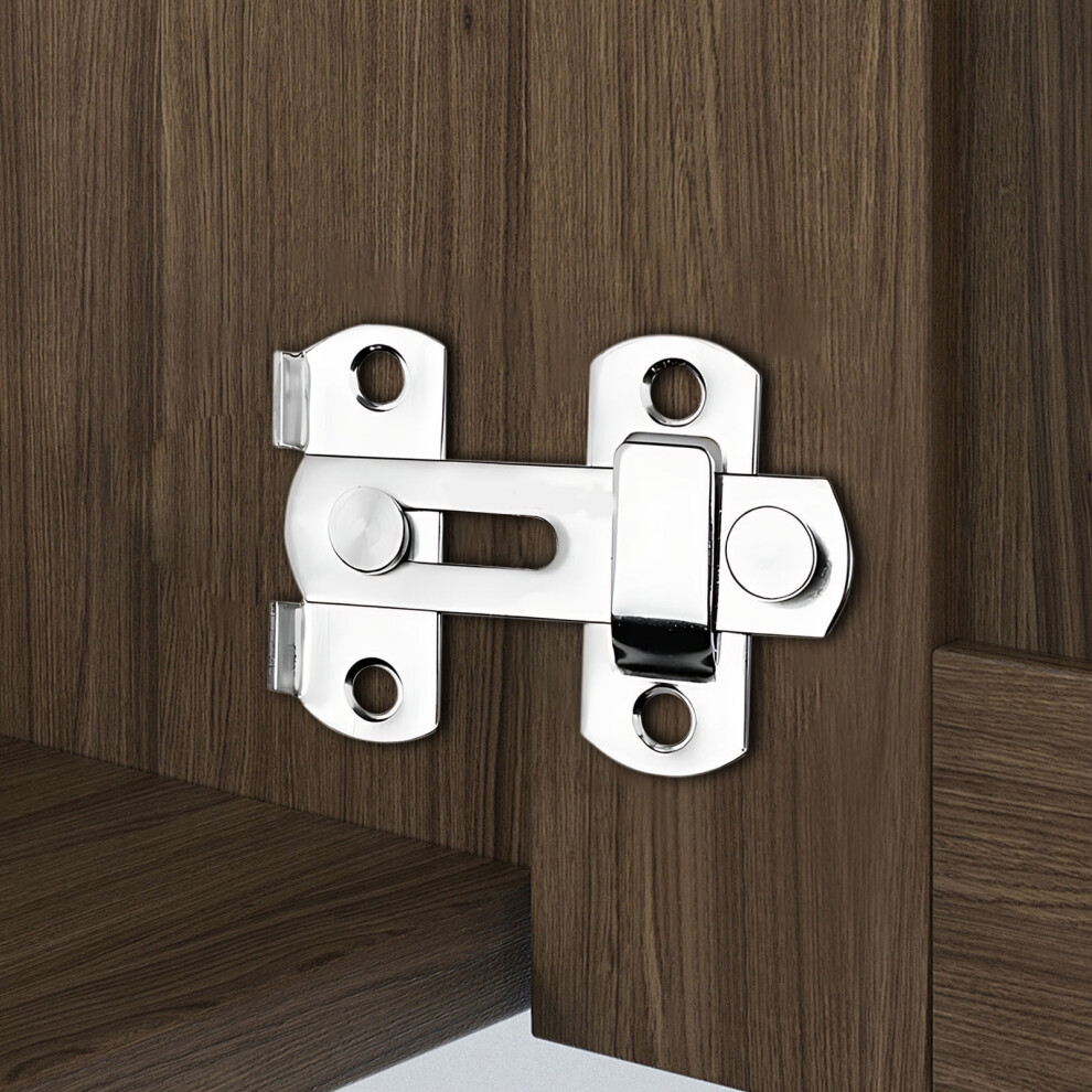 Stainless Steel Deadbolt Lock - 180 Degree Barn Sliding Door Lock For Household Security, Rust-Resistant Heavy Duty With Easy Installation 9028731067070