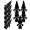 20Pcs Spears For Fence Practical Finials Toppers Accessories 9