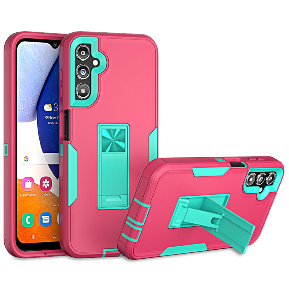 Aggxpf Case For Samsung Galaxy A14 5G Â Military-Grade Drop Protection, Dual-Layer With Magnetic Kickstand & Car Mount, Rose 9028731069722