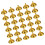30Pcs Lightweight Plastic Mini Flag Holders for Table Office Party Use 3