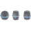 6x Replacement Microphone Grill Head Made of Blue Steel Mesh Accessory 3