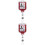 2Pcs Retractable Nurse Badge Reel Acrylic Multi-Function Badge Holder 6
