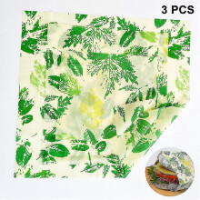 (Style 2) 3 Piece Set Beeswax Warp Wax Paper, Reusable Beeswax Wipes Organic