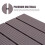 4Pcs Self-Assembled Interlocking Imitation Wood Deck Tiles 5