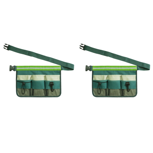 2Pièces Organisateur Taille Outils Vert Clair Ajustable Et Solide 1