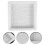 3 Pack Walkway Paving Molds Driveway Pavement Stone 9