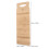 solid bamboo scrubbing board 60cm anti-slip for home laundry washing 2