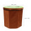 Decorative Orange Folding Storage Stool For Bedroom 1pcs 3