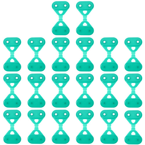 40Pièces Clips Fixation Filet D'ombre Vert, Multiples Usages Jardin 1