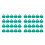 40Pièces Clips Fixation Filet D'ombre Vert, Multiples Usages Jardin 6