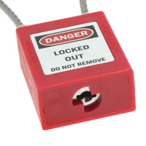 2X Engineering Safety Padlock Rope Long  Lockout Tag Out Isolation Lock Isolation Padlock Lockout Padlock