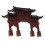 Chinese Mini Building Model Memorial Gate Micro Landscape Decor 10