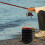 2Pcs Black Plastic Foldable Trash Can for Outdoor Camping and Home Use 4