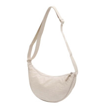 (Apricot) KINCJON New Arrive Crescent Bag For Women Men Small Sling Crossbody Bag With Half Moon Shape