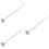 3Pcs Silver Soil Thermometer Gardening Tool Durable Probe for Home Use 7