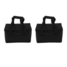 4 Pack Insulated Grocery Bag Heavy Duty Foldable Shopping Storage Zipper Tote Bag for Hot and Cold Reusable Catering