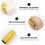 4 pièces outils pose papier peint : rouleau, roue, applicateur 7