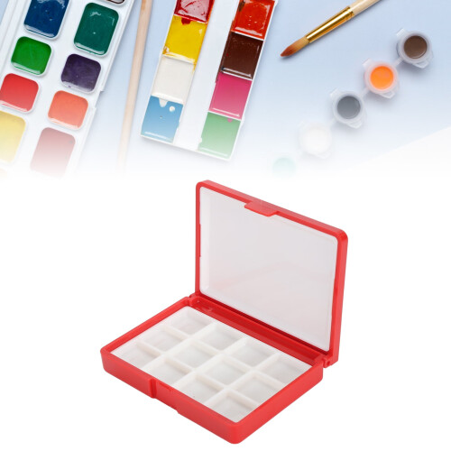 Watercolor Box Plastic Paint Saver Palette for Art Class 1
