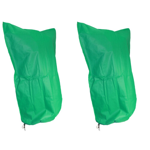 2Pièces Voile Vert Protection Arbre Anti-Intempéries Avec Cordon 1