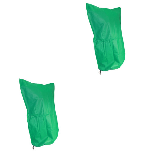 2Pièces Voile Vert Protection Arbre Anti-Intempéries Avec Cordon 2