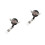 2Pcs Black Decorative Rhinestone Badge Reel Clips for Home Use 7