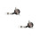 2Pcs Black Decorative Rhinestone Badge Reel Clips for Home Use 8