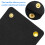 Black PU Leather Luggage Handle Wraps for Suitcase Grip Covers 8