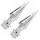 2pcs Flag Pole End Cap For Office Moving In Silver 8.3x2.2in 6