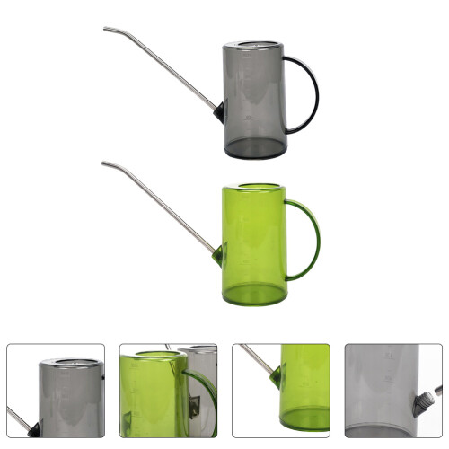 2Pièces Vert Plastique Acier Pour Arrosage 2