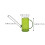 2Pièces Vert Plastique Acier Pour Arrosage 8
