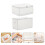 2Pcs Stackable Plastic Clothes Box Wardrobe Organizer Container 5