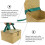 1St Creatieve Woven Storage Box Decoratieve Opbergmand Groen 7