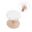 Compact Wooden Ironing Board White Round Pad for Home Sewing 8