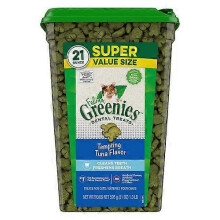 Greenies Feline Dental Treats Tempting Tuna Flavor, 21 oz
