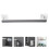 2Pcs Wall Mounted Shoe Rack Punch Free Multipurpose Towel Organizer 8