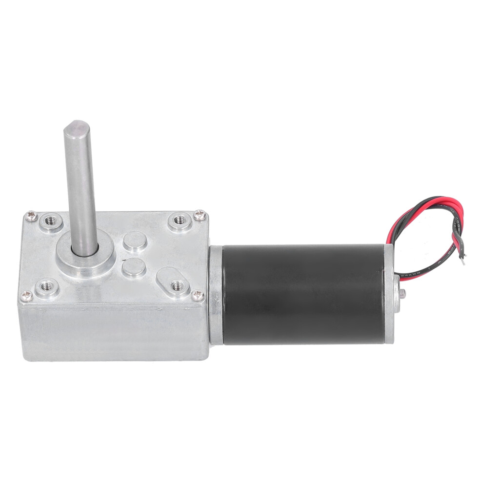 Dc 12V Worm Gear Motor 27Rpm Small Gearbox Industrial Drive 4641390702639