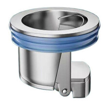 (Silver) Single Way Valves Floor Drain Deodorant Plug Quickly Draining Sewer Strainer Plug