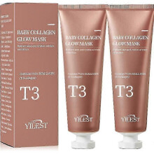 (2pcs) T3 Baby Collagen Glow Mask, T3 Collagen Mask For Face,t3 Collagen Peel Off Mask