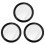 3Pcs Full Screen Coverage Watch Protector Black 3D Composite Film 8