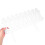 4Sets Durable White Plastic Courtyard Fence Decorative Garden Barrier 4