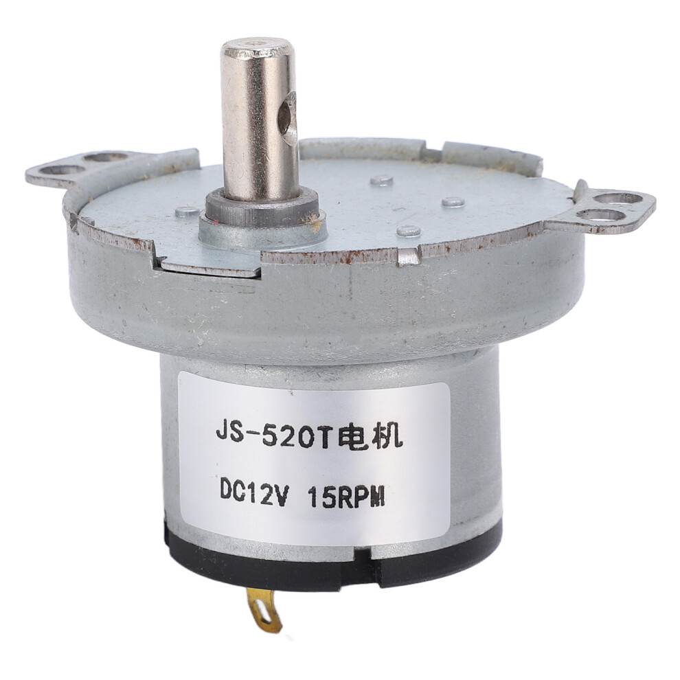 Jsâ520T 12V Gear Motor 15Rpm Copper Gear Reducer For Electronics 6921390703019
