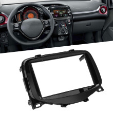 2DIN Car Stereo Fascia Panel Fit for AYGO 2014-2015 ABS Dashboard Trim