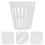 10Pcs Professional White Hydroponics Mesh Net Cups Plant Nursery Pots 5