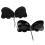 Silicone Strapless Wireless Push-Up Bra Black B Cup 14
