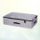 Dark Grey Cotton Linen Clothing Container Under Bed Storage Box 4