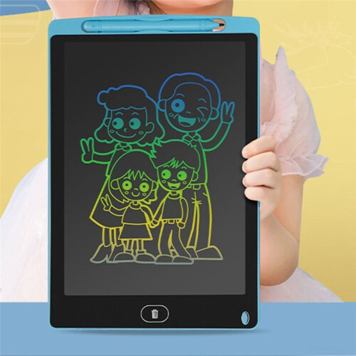 Prancheta de Caligrafia LCD Infantil de 12 Polegadas, Escrita à MãO em Cores LCD, Luz EletrôNica, Prancheta de Grafite, B