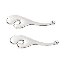 Metal Eye Cream Applicator Sticks Face Cream Spoons Eye-Silver