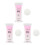 Packung mit 3 Make-up-Entferner-Pads aus reiner-Pflaumenmuster 1