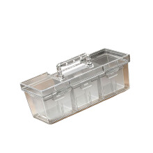 Plastic MultiCompartment Tool Box With-Comes with three sma