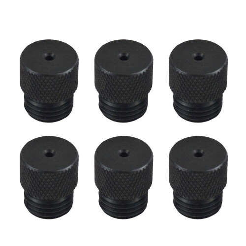 6Pcs Carbon Steel Drill Guide Bushings For Precise 2mm To-2mm